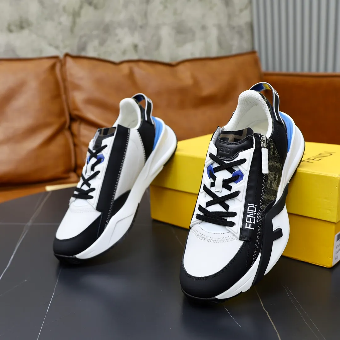 Men's men's shoes 290🔥Brand: FENDI Size: 38-44 (45, 46 customized) Grade: Original quality High version Material: Imported cowhide ➕ High-quality and comfortable lining Original lightweight non-slip outsole Style category: Travel Fashion casual shoes Versatile trend